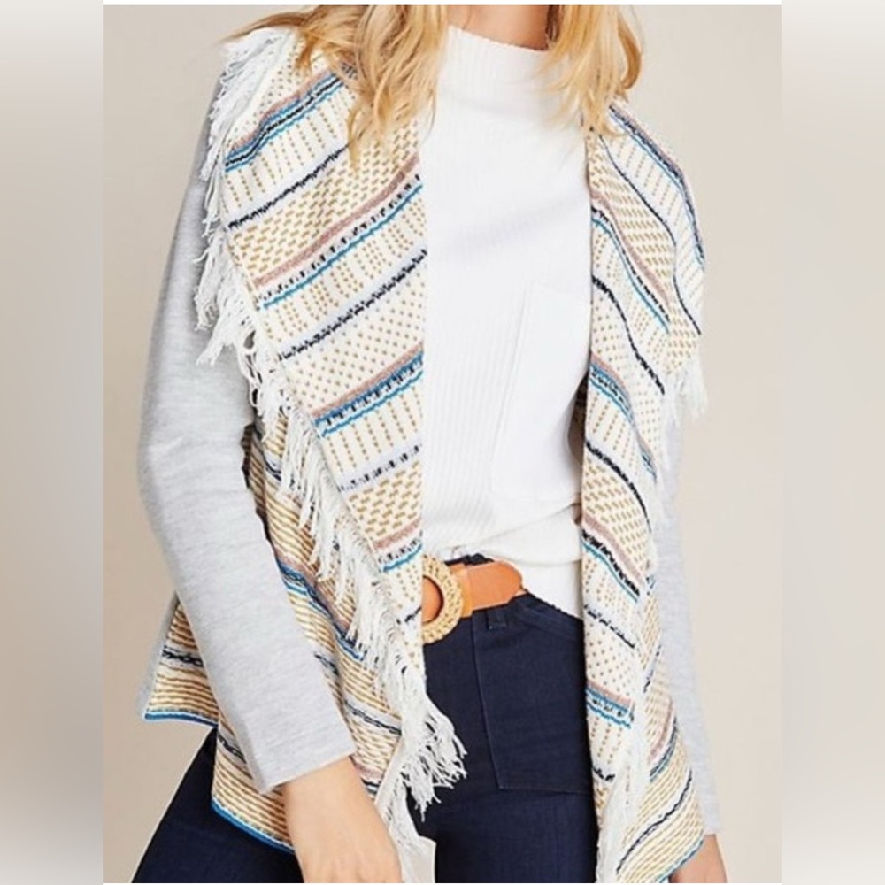 Dolan Anthropologie Left Coast light fleece and knit sweater Women’s Large. - Picture 1 of 8
